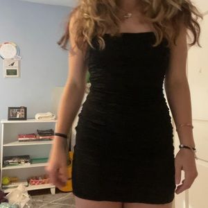 BLACK MINI DRESS